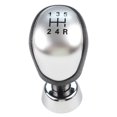 thumbnail image 3 of SPRING For Ford Gear Shift Knob Manual Shifter Black White Abs Leather Design, 3 of 9