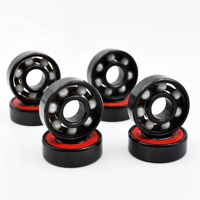 8 Pcs 608 2RS Roulement à Billes Hybride en Céramique 8*22*7mm ABEC-11 Roulements Miniatures pour Patins à Roulettes et Skateboards