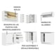 thumbnail image 5 of Cocina Integral Esquinera Madesa Glamy Blanco, 5 of 10