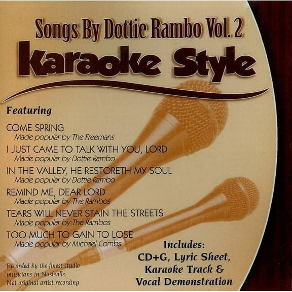Daywind Karaoke Style: Songs by Dottie Rambo, Vol. 2: Karaoke Style (Audiobook)