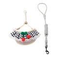 thumbnail image 1 of CSChome Dog Leash 1 Set Pet Traction Rope Stylish Knitted Cherry Trim Plaid Print Dog Leash Durable Traction Supply, 1 of 7