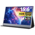 thumbnail image 1 of Monitor portátil kksmart de 15,6 pulgadas 1080P FHD 60 Hz con altavoz, 1 of 7