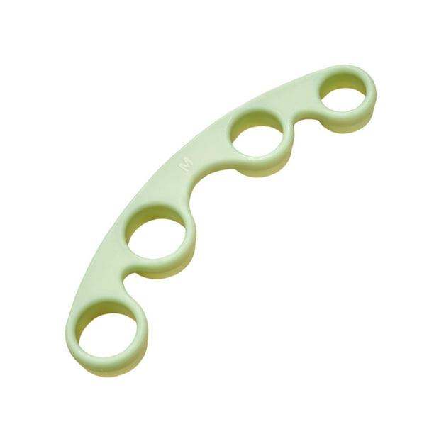 Expansor de dedos para guitarra, ayuda para el entrenamiento, estirador de dedos, estiramiento para fortalecer el agarre Verde M