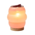 thumbnail image 4 of Mainstays Sculpted Glass Electric Plug-in Wax Melt Warmer, Scent Warmer, Pink Blush, 4 of 7