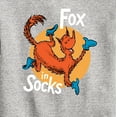 thumbnail image 3 of Dr. Seuss - Fox In Socks Jumping  - Toddler & Youth Crewneck Fleece Sweatshirt, 3 of 6