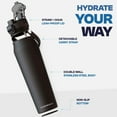 thumbnail image 3 of Frost Buddy Botella De Agua Aislada De 16 Oz Con Pajita Y Tapa Para Chupete | Acero Inoxidable A Prueba De Fugas | Frío Las 24 Horas | Portavasos A Prueba De Sudor | Ideal Para Gimnasio, Viajes, Depor, 3 of 5