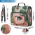 thumbnail image 2 of FORMRS Zipper Binder with Shoulder Strap 2-inch Ring 500 Sheet Capacity File Bag, Pink Sleeping Cat, 2 of 5