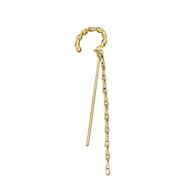 Boucles d'Oreilles Étoile Diamant Pendentif Chaîne Serpent Boucles d'Oreilles