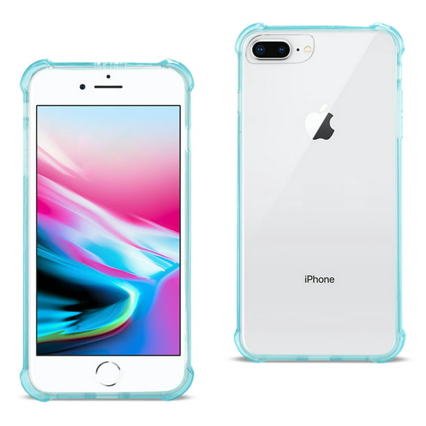 Iphone 8 Plus Clear Bumper Case With Air Cushion Protection In Clear