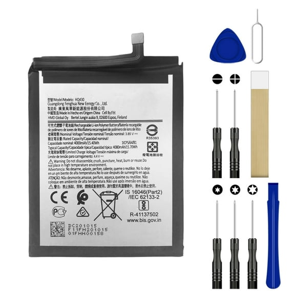 Replacement Battery HQ430 For Nokia 5.4 2021 HMD Smart Mobile Phone Tool