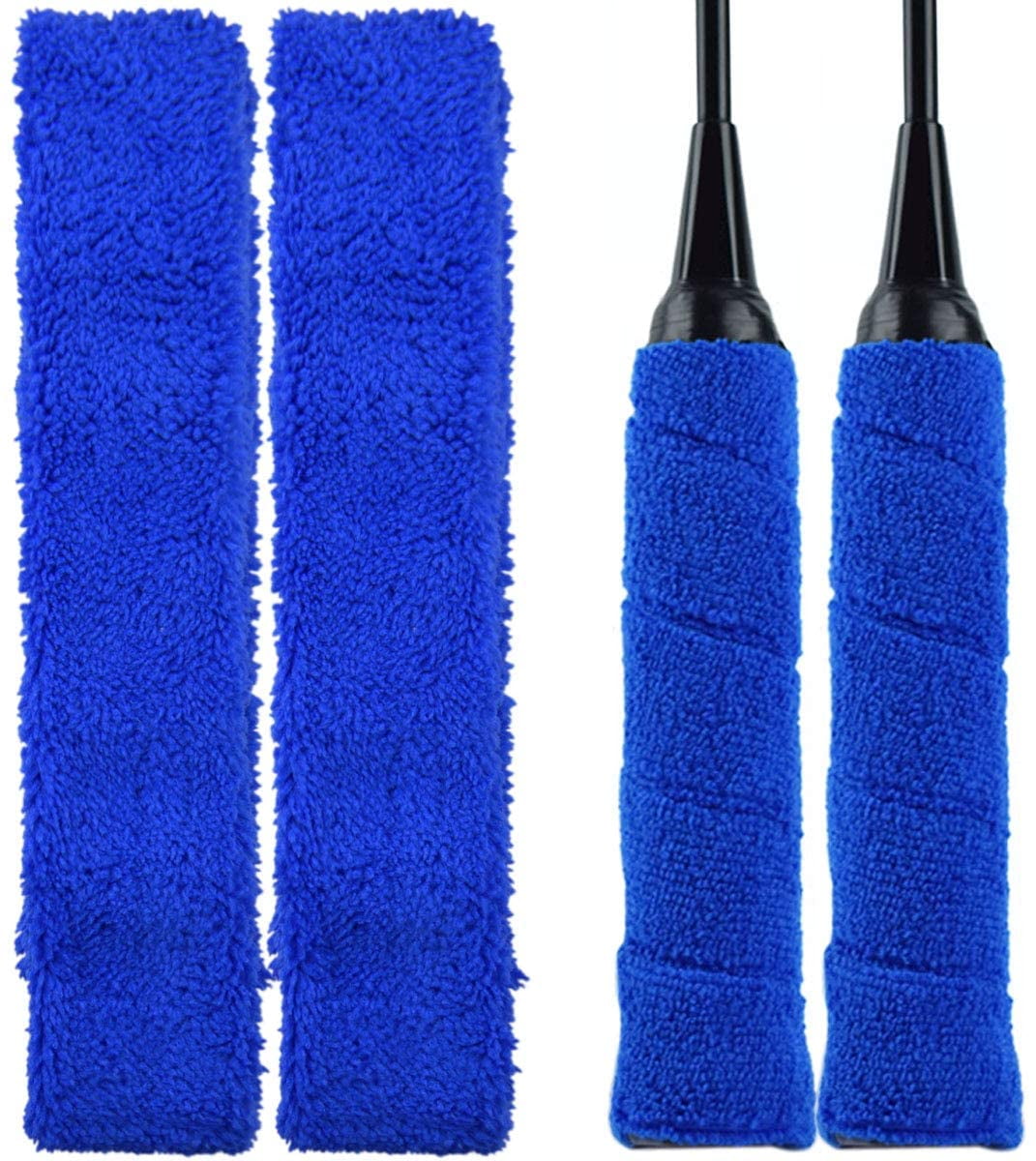 Tennis Badminton Racket Towel Grip Tape Sweatband Cotton Non-slip Handle Sports 