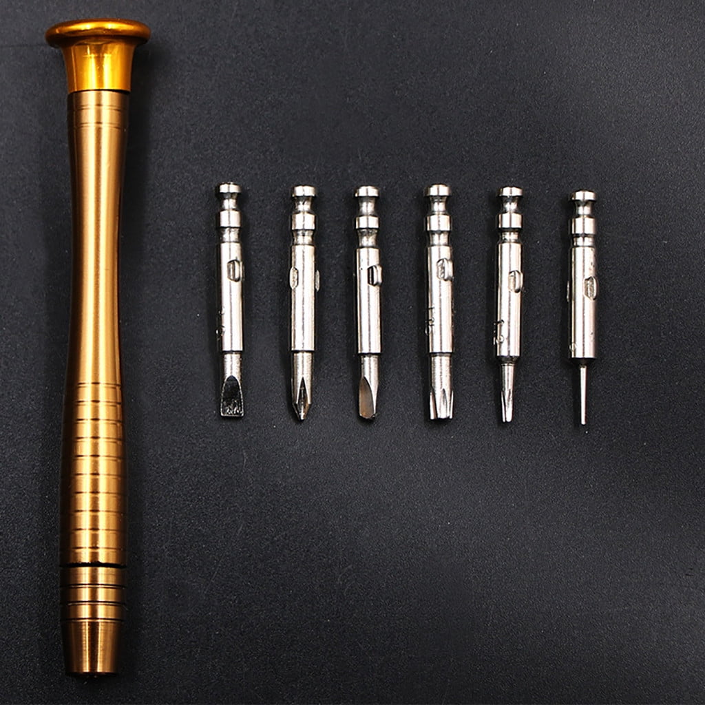 Cadorn 25 - in - 1 Multi - functional Leather Case Manual Screwdriver Set - Non - Magnetic Clamping Bits