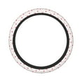 thumbnail image 6 of Kdxio Red coral and scallop seashell Print Elastic Stretch Steering Wheel Cover,Auto Steering Wheel Cover,15 Inch Anti-Slip,Warm in Winter and Cool in Summer,Fit Suvs,Vans Cars,Trucks, 6 of 7