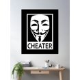 thumbnail image 2 of The Mr Anonymous Poster Wall Art, Modern Wall Decor For Living Room Bedroom, 24x36 UNFRAMED, 2 of 3
