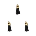 thumbnail image 2 of Bewildely 10 piezas de dijes de llavero, accesorios para encontrar suministros, accesorios artesanales, componente de borla de ante pequeño para Type7 NO7, 2 of 6