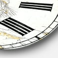 thumbnail image 2 of Designart Oversized White Analog Round Modern Traditional Wall Clocks, CLM30812-C23, 2 of 3