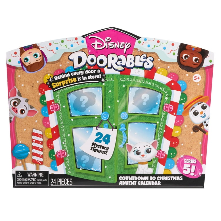 Disney Doorables Countdown to Christmas Advent Calendar, Kids Toys for Ages  5 up