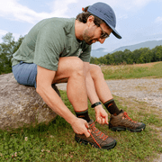 Darn Tough Mens Hiker Micro Crew Midweight with Cushion Walnut Large