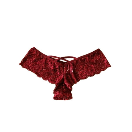

LisenraIn Women Lace G-String Briefs Panties Thongs Lingerie Underwear