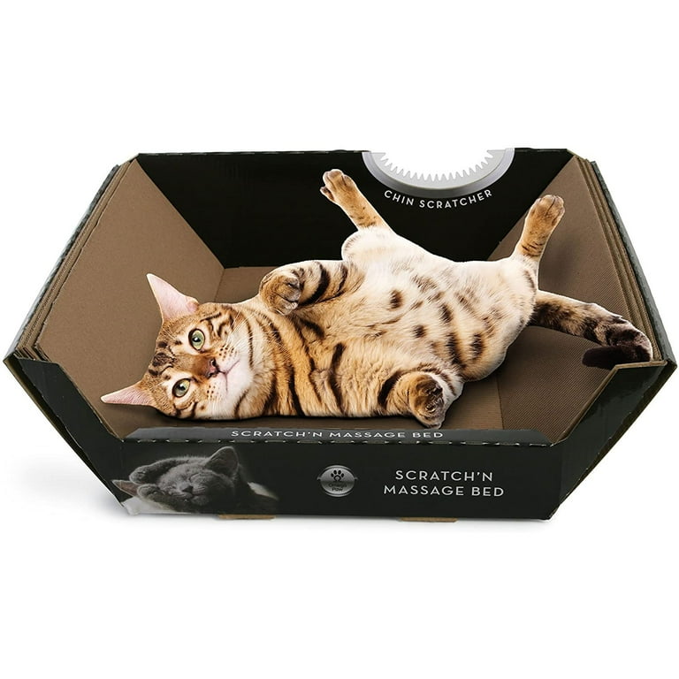 Omega paw ripple board scratch massage cat bed hotsell