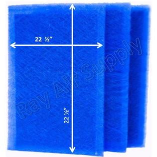 

RayAir Supply 24x25 Air Ranger Air Cleaner Replacement Filter Pads 24x25 Refills (3 Pack)