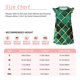 thumbnail image 3 of Fotbe Green Mosaic Glass Vestido de Dormir para Niñas de 3 a 10 Años, Mangas Cortas, Estilo Princesa, Pijama Camisón con Mangas Voladas-X-Large, 3 of 6