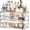 1 Base, 4 Drawers with Top, variant on PETGLE Stackable Storage Drawers, Acrylic Bathroom Counter Organizer Clear Makeup Organizers for Vanity, Kitchen Cabinets, Bathroom, Undersink, Home Organization and Storage (2Top 3 Drawers,)