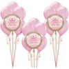 Party City Pink Twinkle Twinkle Little Star Balloon Supplies, Include 15 Latex Balloons, 3 Foil Balloons, and Ribbon