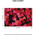 thumbnail image 2 of Love Hearts Red Background Placemats Set of 4 Table Mats Table Tableware Place Mats with Non-Slip Heat-Resistant Washable for Dining Home Kitchen Party Indoor, 2 of 6