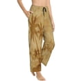 thumbnail image 2 of Junzan Retro Palm Tree Women'S Pajama Pants Drawstring Comfy Sleep Bottoms With Pockets, 2 of 9