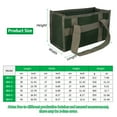 thumbnail image 4 of Grand Sac de Rangement pour Outils d'Entretien Épaissi Résistant à l'Usure Sac Multifonctionnel Portable Grande Capacité Sac en Toile Vert 084-3, 4 of 6