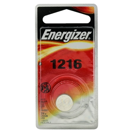 Energizer ECR1216 3V Lithium Button Cell Battery, Pack of 1