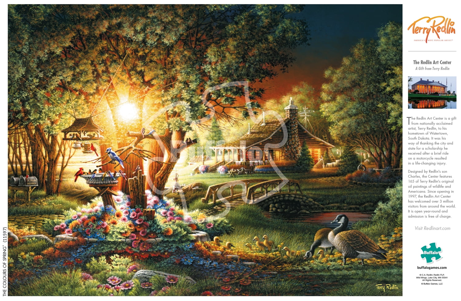 Buffalo Games Puzzle 'Lagerfeuer-Geschichten' Von Terry Redlin - 1000 Teile Für Erwachsene, Inkl. Poster