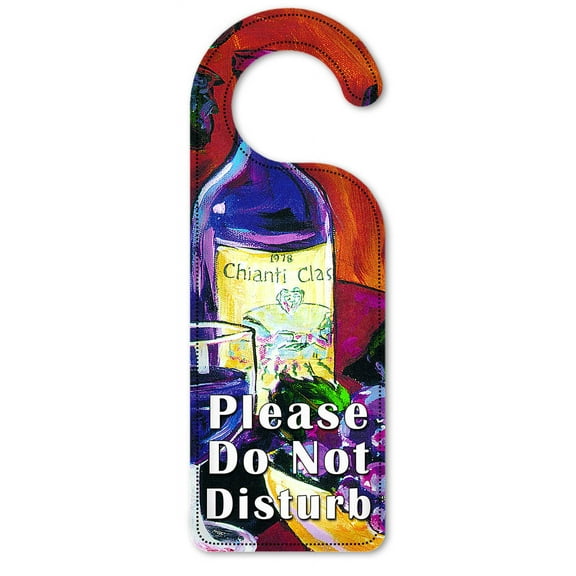 Do Not Disturb Door Knob Hanger Sign - Vino