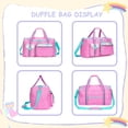 thumbnail image 3 of Bolsa de viaje Oruiji para niños, niñas y mujeres, 20 x 11 x 8,2 cm, con bolsillo para zapatos, 3 of 6