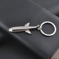 thumbnail image 2 of Raindrops Novelty Keychains Airplane Shape Pendant Silver 8 X 2.5 X 1.1Cm Christmas present 1Pcs, 2 of 8