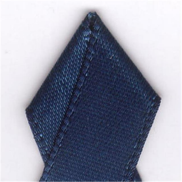 Papilion R074300120365100Y .5 in. Single-Face Satin Ribbon 100 Yards - Light Navy