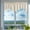 White, variant on Luxury Velvet Soft Curtain Valances for Living Room Bathroom Cafe Laundry Basement Rod Pocket Tassels Scalloped Short Window Valance Curtains,52"x18" Double-Sided Chenille Window Curtains Tier