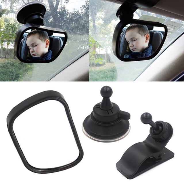 Dvkptbk Baby Car Mirror, Seat Safely Monitor Infant Child In Rear Facing Seat, Wide View Shatterproof Adjustable Acrylic 360°for Backseat, Crash Tested And Certified for