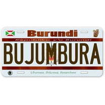 Burundi Bujumbura Custom Novelty Car License Plate