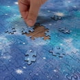 thumbnail image 5 of Ambesonne Space Jigsaw Puzzle Durable Cardboard, Planet Star Clusters, 1000 pcs, Purple Grey Turquoise, 5 of 6