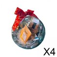 thumbnail image 1 of Bola colgante,Bolas para árboles de Navidad Bolas navideñas transparentes,Adornos decorativos para árboles de Navidad 80 mm,Bolas decorativas Bolas colgantes irrompibles,Árbol de Navidad, 1 of 8