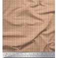 thumbnail image 1 of Soimoi Tissu Satin Modal Triangle Petit Imprimé Tissu au Mètre 42 Pouces de Large, 1 of 3