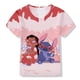 thumbnail image 2 of Lilo de Disney & Stitch niños verano camiseta niñas niños gráfico Tee dibujos animados Anime Tops Boutique niños Stitch ropa Short140 Gao Jinjia LED, 2 of 2