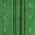 thumbnail image 1 of Ahgly Company Indoor Square Abstract Emerald Green Modern Area Rugs, 7' Square, 1 of 4