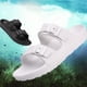 thumbnail image 5 of Guardurnaity Sandalias ligeras sin cordones, cómodas y antideslizantes para verano, zapatillas de verano para mujer, zapatillas deslizantes Calzado Blanco Talla 41, 5 of 5