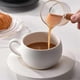 thumbnail image 4 of 280ml Ceramic Coffee Mug,Stone Fired Cup with Saucer,Ideal for Breakfast Milk & Coffee,Egg-Shaped De, 4 of 5