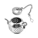 thumbnail image 3 of Infusor de té Soledad Forma de tetera con cadena Filtro de bola de té de malla ligera, 3 of 10