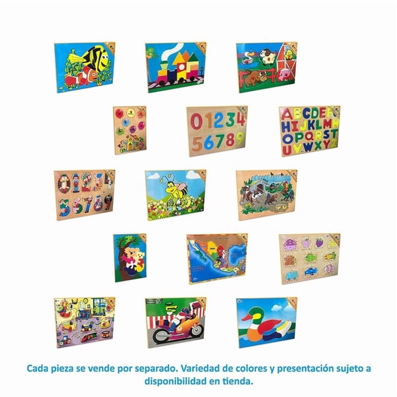 Rompecabezas Didáctico Prichos Wuundentoy de Madera 1 Pieza