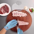 thumbnail image 2 of HOMEIORA Cutting Gloves, 2 Pairs of Cut Resistant Gloves Food Grade, Cut Resistant Gloves for Kitchen, Oyster Shucking, Fish Fillet Processing, Carving Wood and Gardening - S, Light Blue, 2 of 6